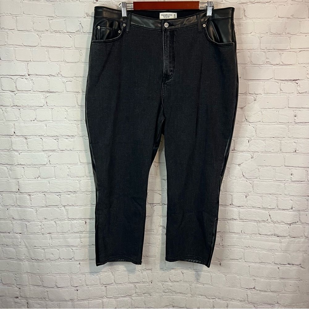 Abercrombie & Finch The Ankle Straight Ultra High Rise Circe High size 35